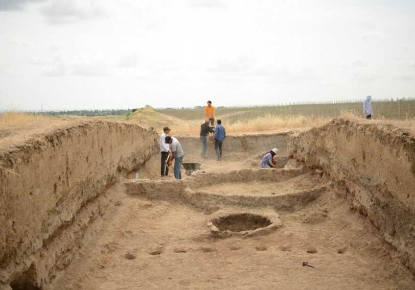 Начался очередной этап археологических раскопок в Чаггалыгтепе (Фото)