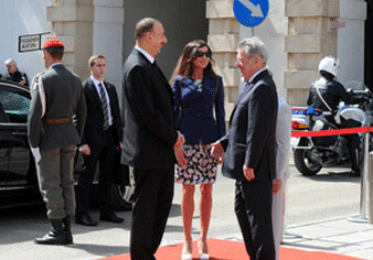 В Вене тепло встретили президента Азербайджана