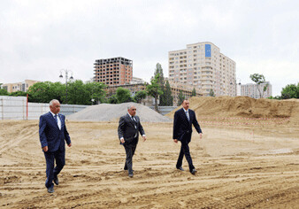 Президент Ильхам Алиев ознакомился с работой, проводимой в парке Деде Горгуд
