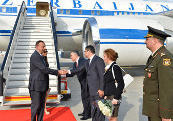 Ильхам Алиев прибыл в Бельгию с рабочим визитом