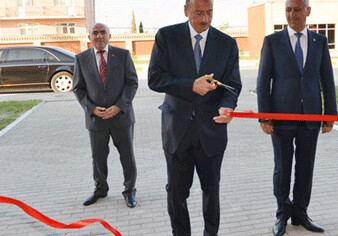 Ильхам Алиев принял участие в открытии ряда объектов на севере Азербайджана