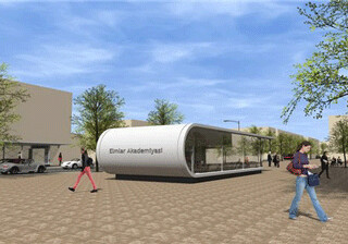 Таким будет новый выход метростанции “Эльмляр Академиясы“ (ФОТО)