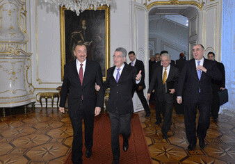 Президент Ильхам Алиев встретился с президентом Австрии Хайнцем Фишером