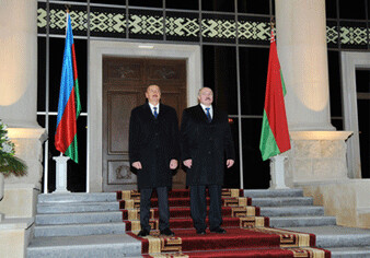 Ильхам Алиев и Александр Лукашенко приняли участие в церемонии открытия нового здания посольства Беларуси в Баку (ФОТО)