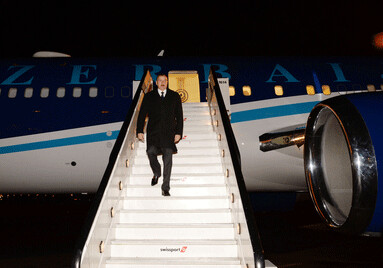 Президент Азербайджана прибыл с рабочим визитом в Бельгию 