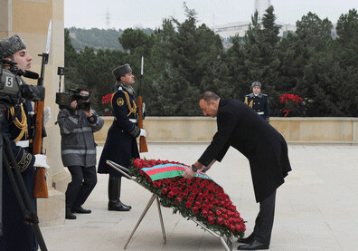 Президент Азербайджана почтил светлую память шехидов