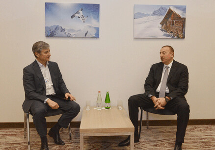 Президент Азербайджана встретился с президентом компании «Microsoft International» 