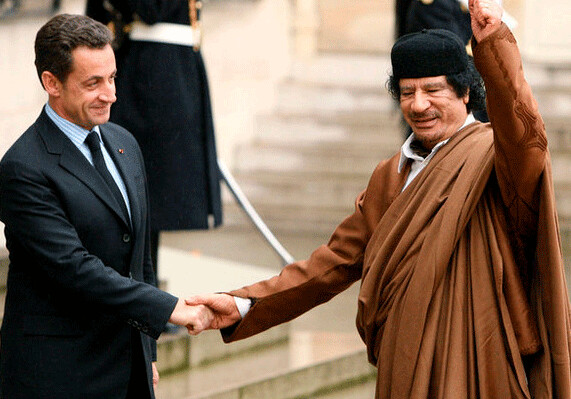 Обнародовано интервью Каддафи о финансировании кампании Саркози