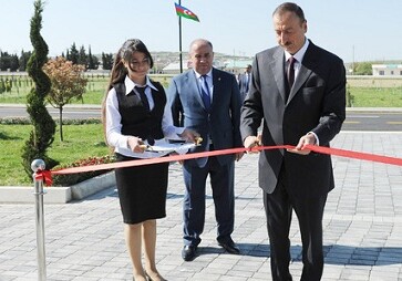 Ильхам Алиев принял участие в открытии нового административного здания Нахчыванского международного аэропорта