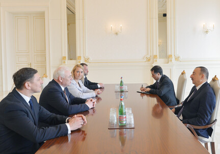 Ильхам Алиев принял делегацию во главе с министром внутренних дел Литвы