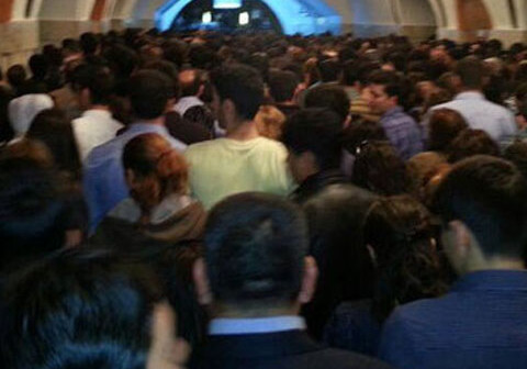 ЧП на эскалаторе в бакинском метро