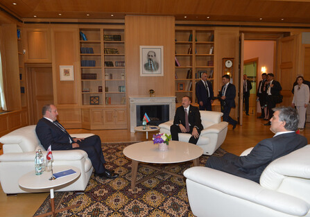 Встреча президентов Азербайджана, Турции и Грузии состоялась в Тбилиси