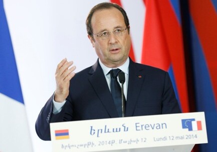 Олланд намерен посетить Ереван на 100-летие «геноцида армян»