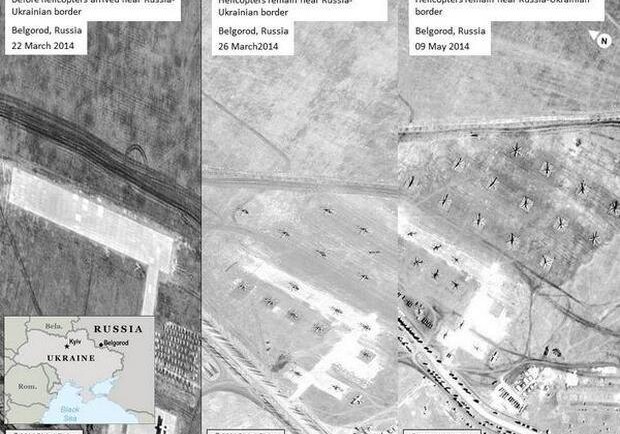 США показали новые снимки российских войск вблизи Украины