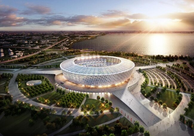 «Большой стадион» в Масазыре уже готов