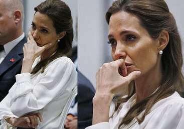 Джоли расплакалась на саммите в Лондоне (ФОТО)