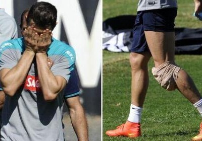 Роналду получил травму на тренировке сборной Португалии