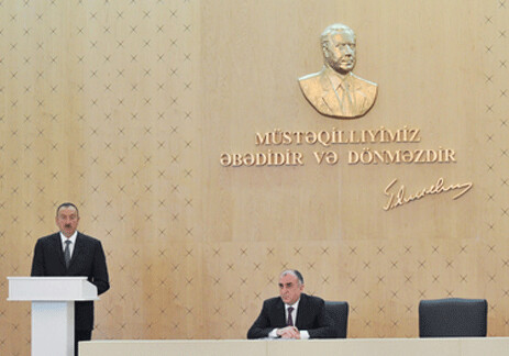 Ильхам Алиев:«Работа дипломатов, в первую очередь, должна быть направлена на доведение до мира правды о Карабахе»