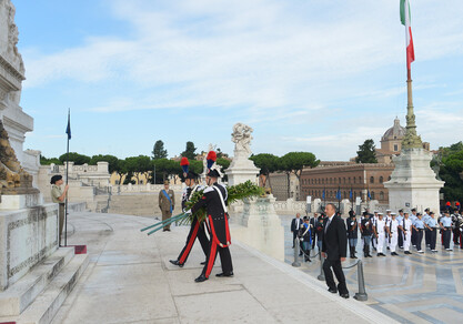 Президент Азербайджана находится с официальным визитом в Италии