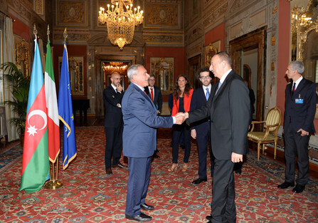 Президент И.Алиев в рамках визита в Италию провел ряд встреч