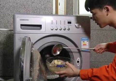 Китаец показал, как приготовить суп в стиральной машине (Фото-Видео)