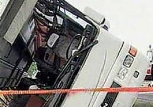 В столице Азербайджана перевернулся маршрутный автобус, два человека погибли, пострадали несколько пассажиров