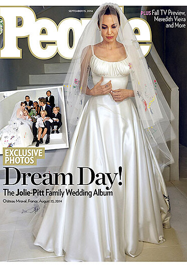 Свадьба Анджелины Джоли и Брэда Питта: первые фото