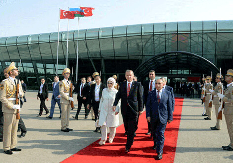 Официальный визит президента Турции в Азербайджан завершен