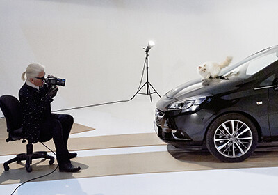 Кошка известного кутюрье стала «лицом» Opel Corsa