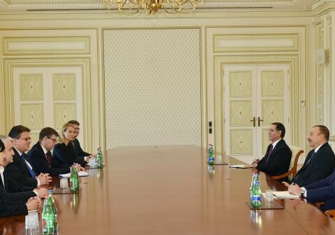 Президент Азербайджана принял главу МИД Литвы