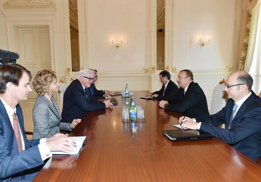 Президент Азербайджана принял главу МИД Германии