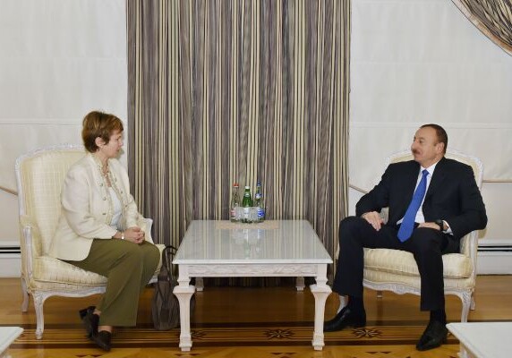 Президент Азербайджана попрощался с послом Австрии 