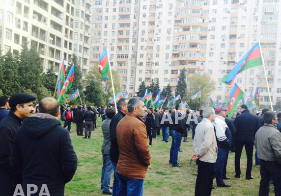 Митинг оппозиции прошел в Баку без инцидентов 