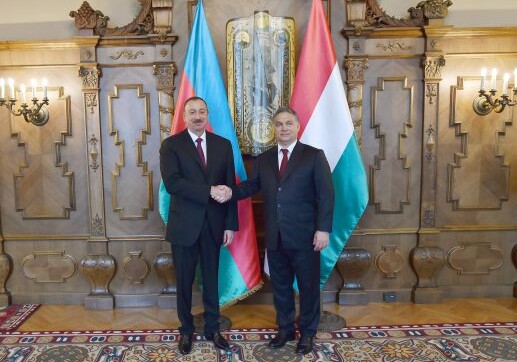 Состоялась встреча президента Азербайджана и премьера Венгрии в расширенном составе (Фото)