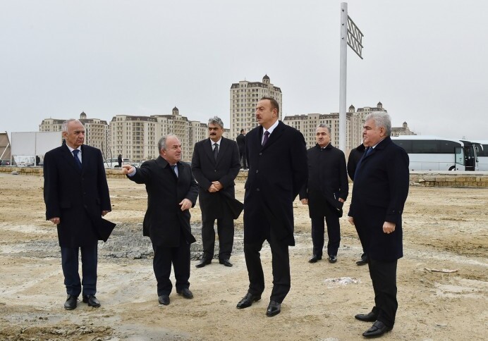 Ильхам Алиев ознакомился с ходом подготовительной работы к Евроиграм (Фото)