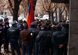 В Ереване прошла акция против вступления  в ЕАЭС