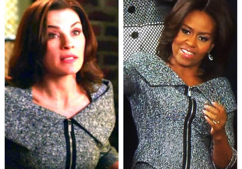 Мишель Обама появилась на публике в костюме из сериала «Хорошая жена»