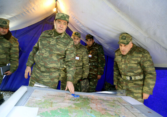 Азербайджанская армия начала широкомасштабные учения (Фото)