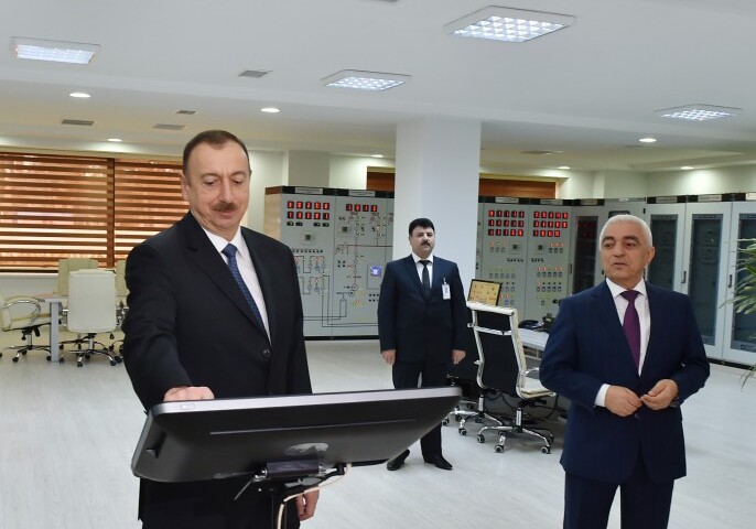 Ильхам Алиев открыл электрическую подстанцию «Белый город-1» в Хатаинском районе  (Фото)
