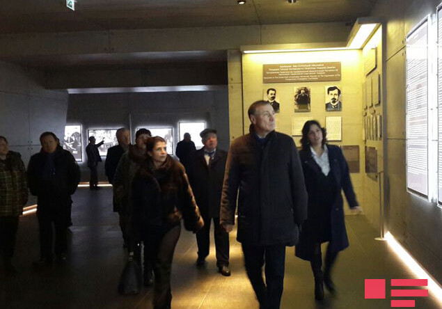 Французская делегация посетила Губинский мемориальный комплекс геноцида (Фото)