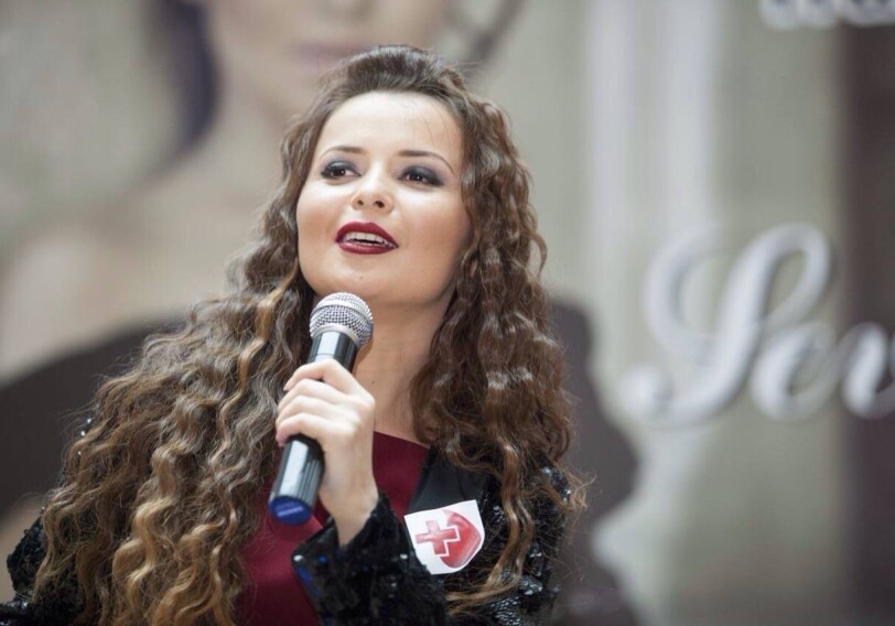 Азербайджанская певица провела акцию донорства в пользу больных талассемией (Фото) 