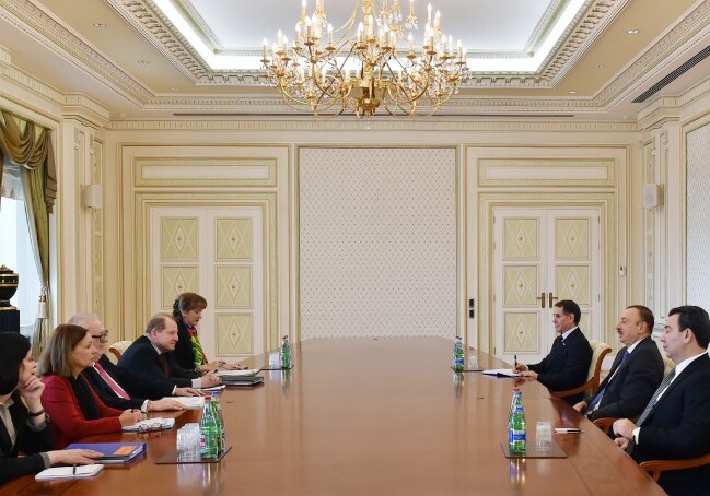 Президент Азербайджана принял содокладчика Мониторингового комитета ПАСЕ