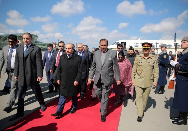 В Баку прибыл президент Пакистана