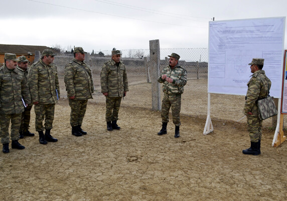 Военные инженеры Азербайджана провели учения (Фото)