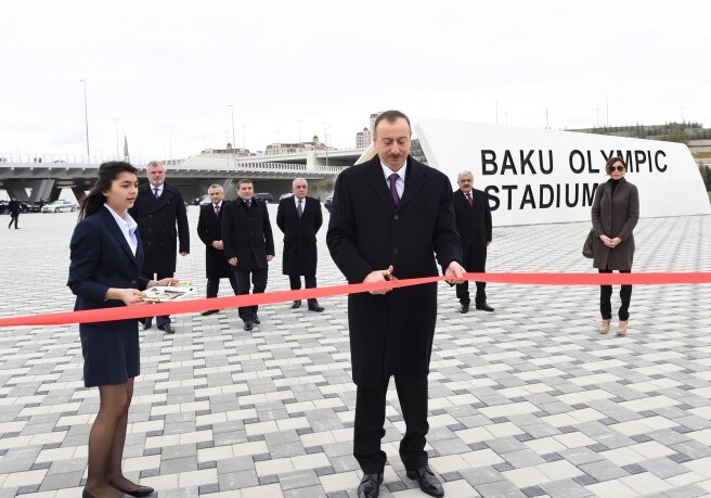 Президент Ильхам Алиев открыл Бакинский Олимпийский стадион (Фото)