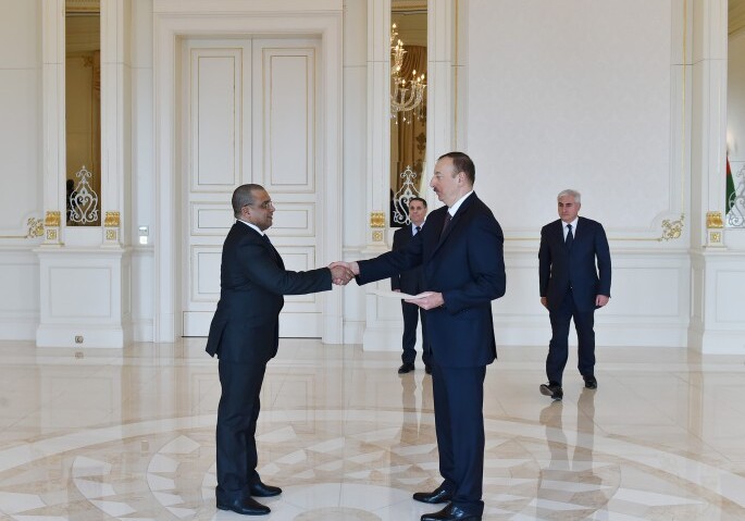 Президент Азербайджана принял верительные грамоты ряда послов (Фото)