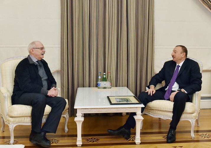 Ильхам Алиев и Никита Михалков обсудили сотрудничество в сфере культуры (Фото)