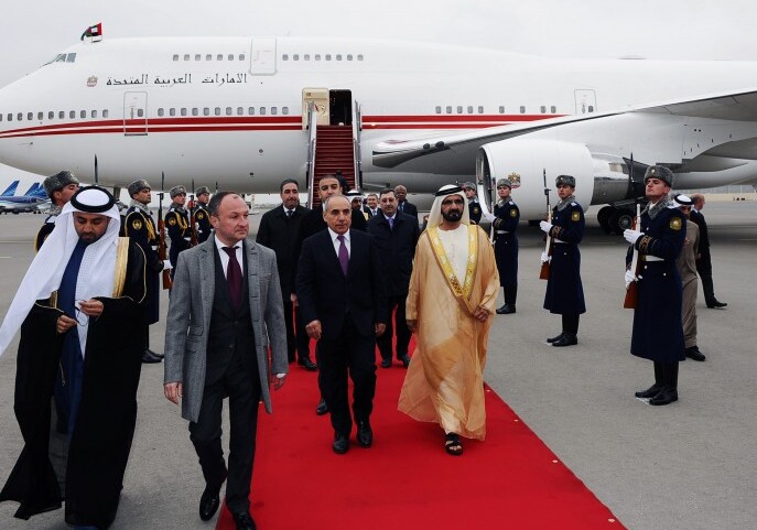 В Баку прибыл премьер-министр Объединенных Арабских Эмиратов