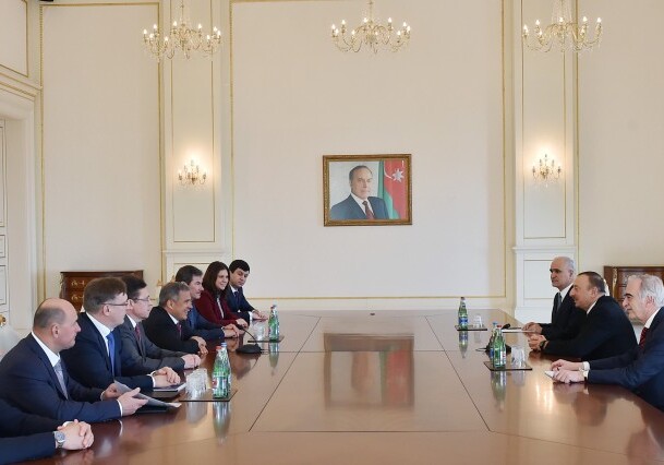 Ильхам Алиев встретился с Рустамом Миннихановым