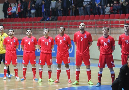 Сборная Азербайджана по футзалу разгромила Румынию